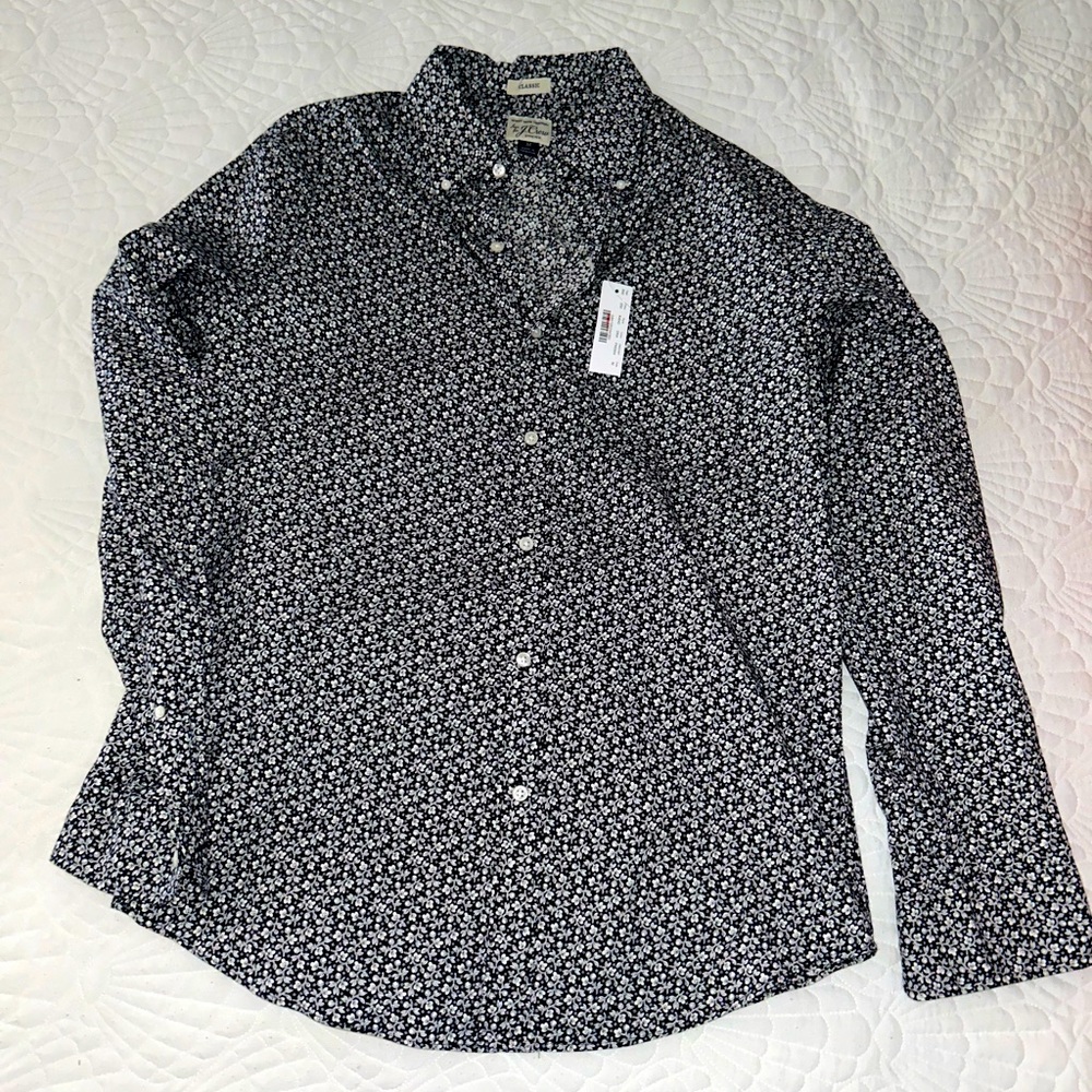 J crew long sleeve button up
